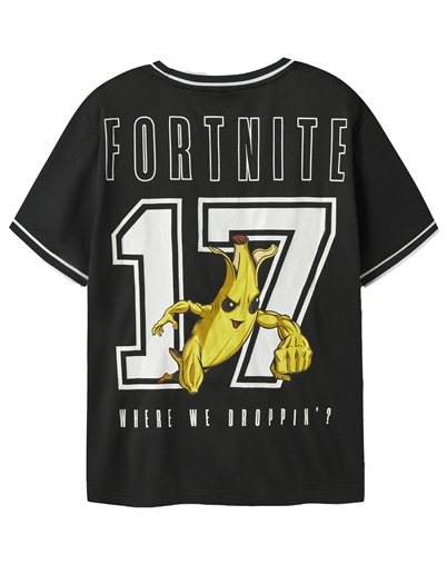 Name It - NKMAlisher Fortnite Poly T-Shirt - Black